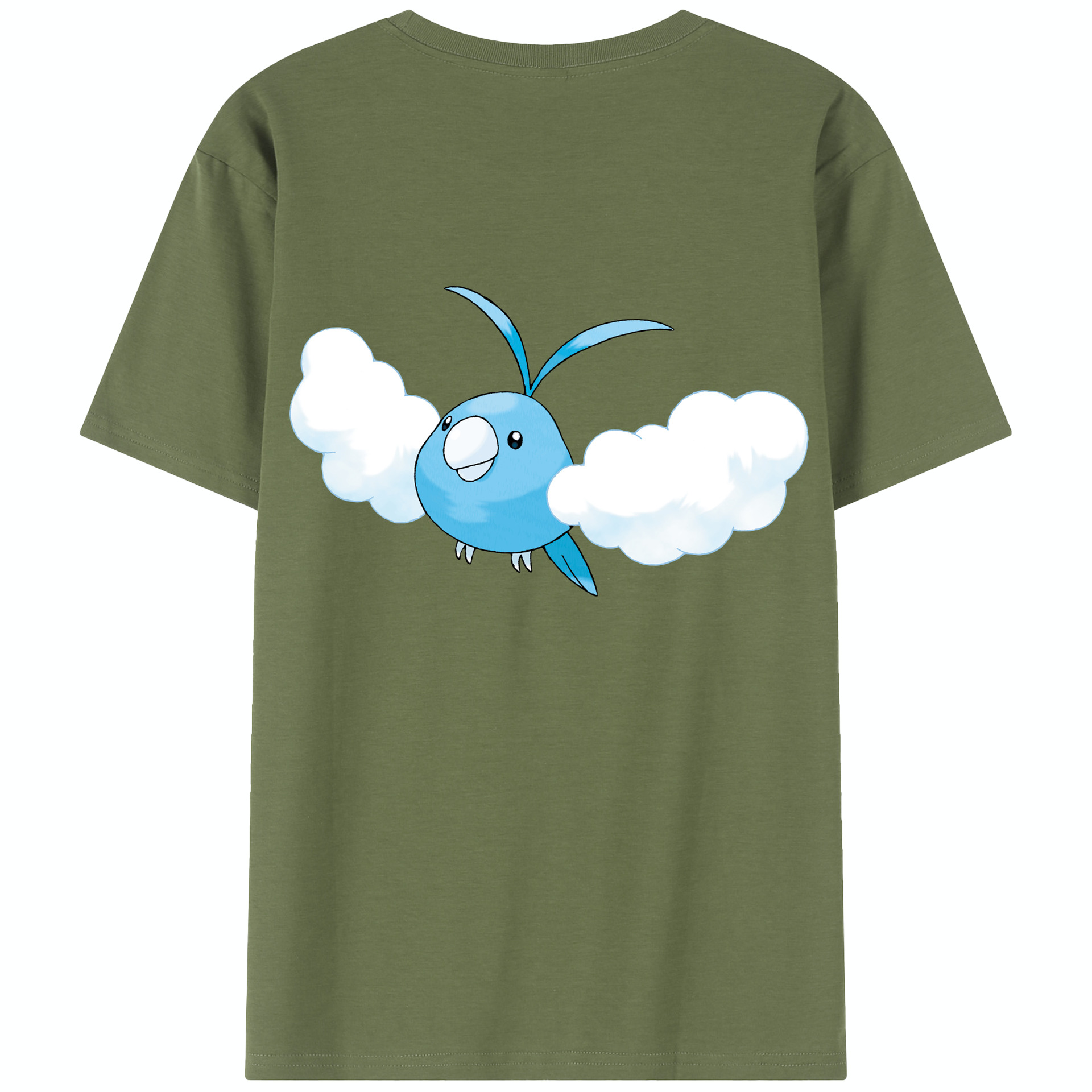 （画像用） ポケットモンスター Pokémon 綿100％半袖Tシャツ（背面プリント）